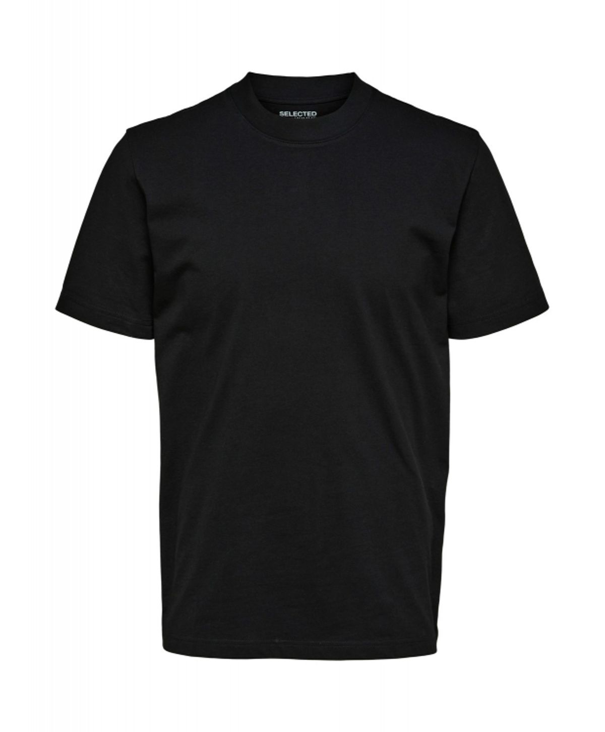 Selected relaxed fit t-shirt i sort til herre