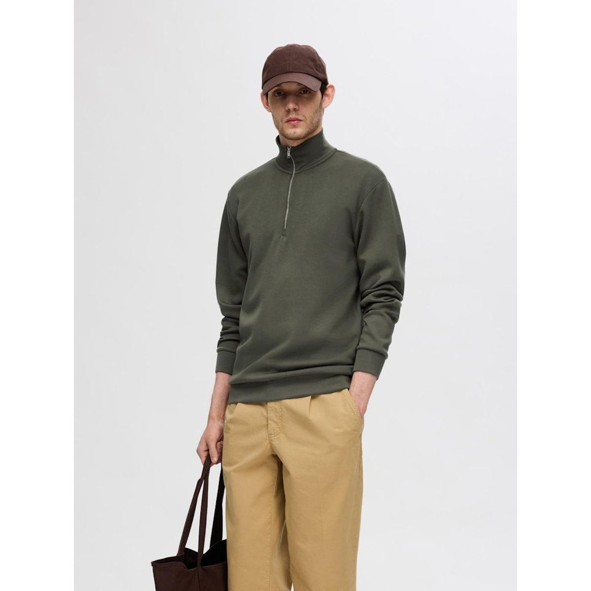 Selected - SWEAT SOFT ZIP