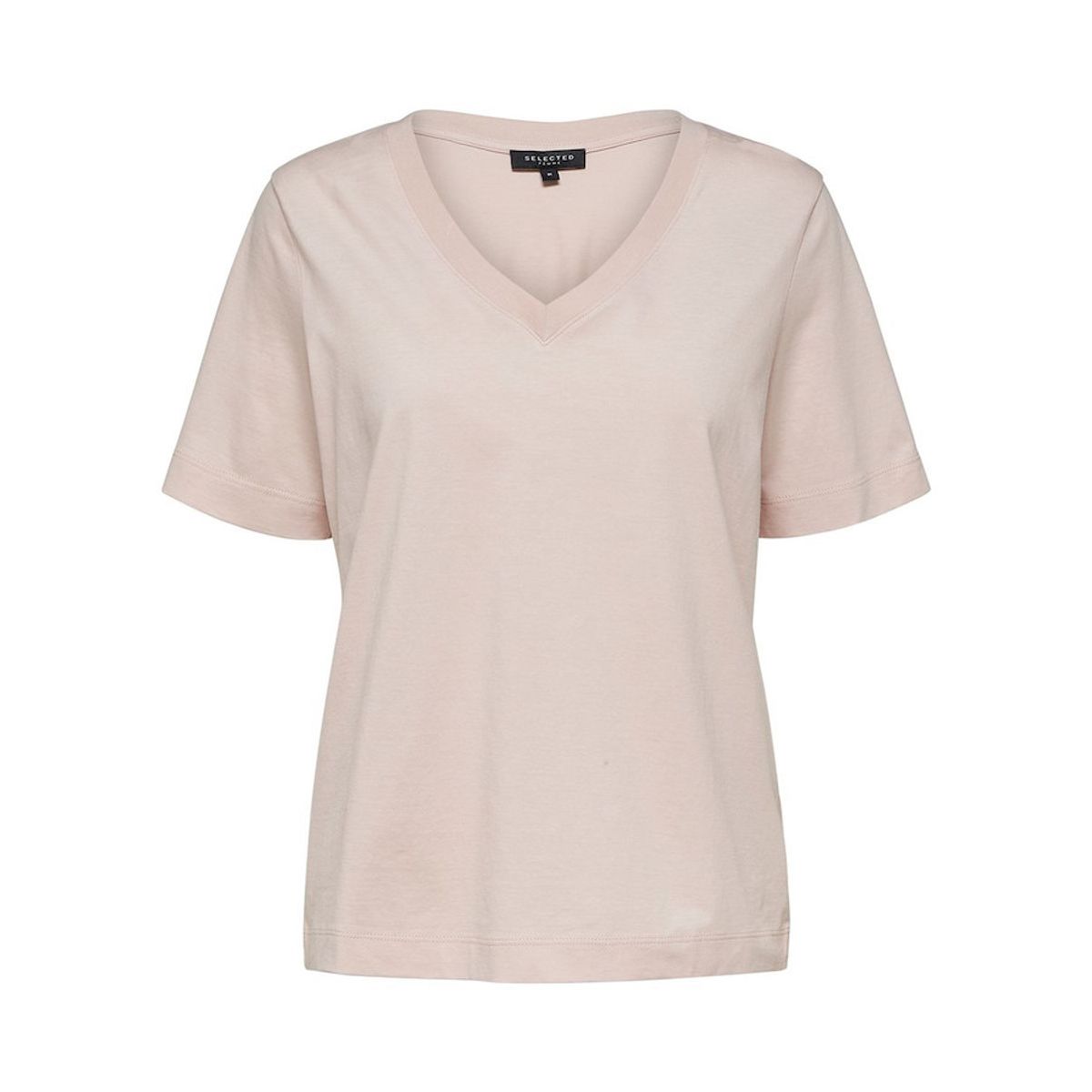 Selected | V-neck Tee Rose - XL