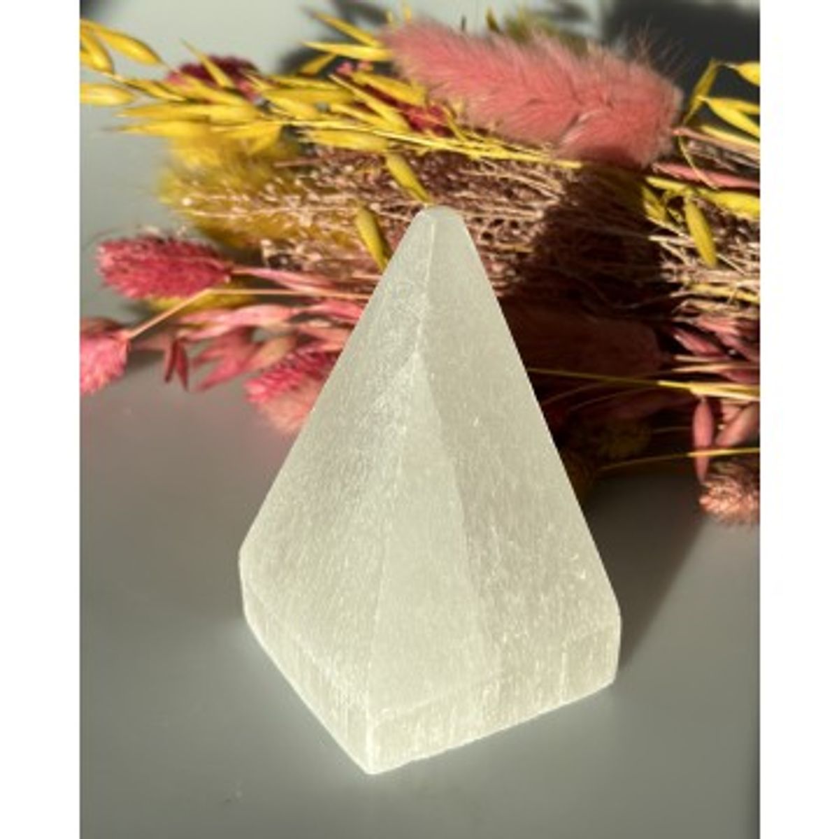 Selenit pyramide - Selenit - GodKarmaShop