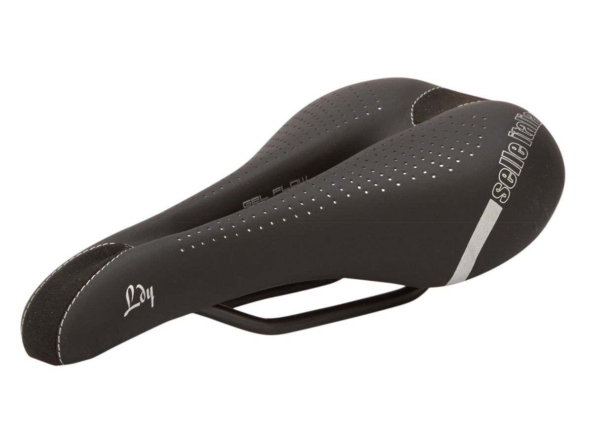 Selle Italia Lady Gel Flow S - Cykelsadel - Sort