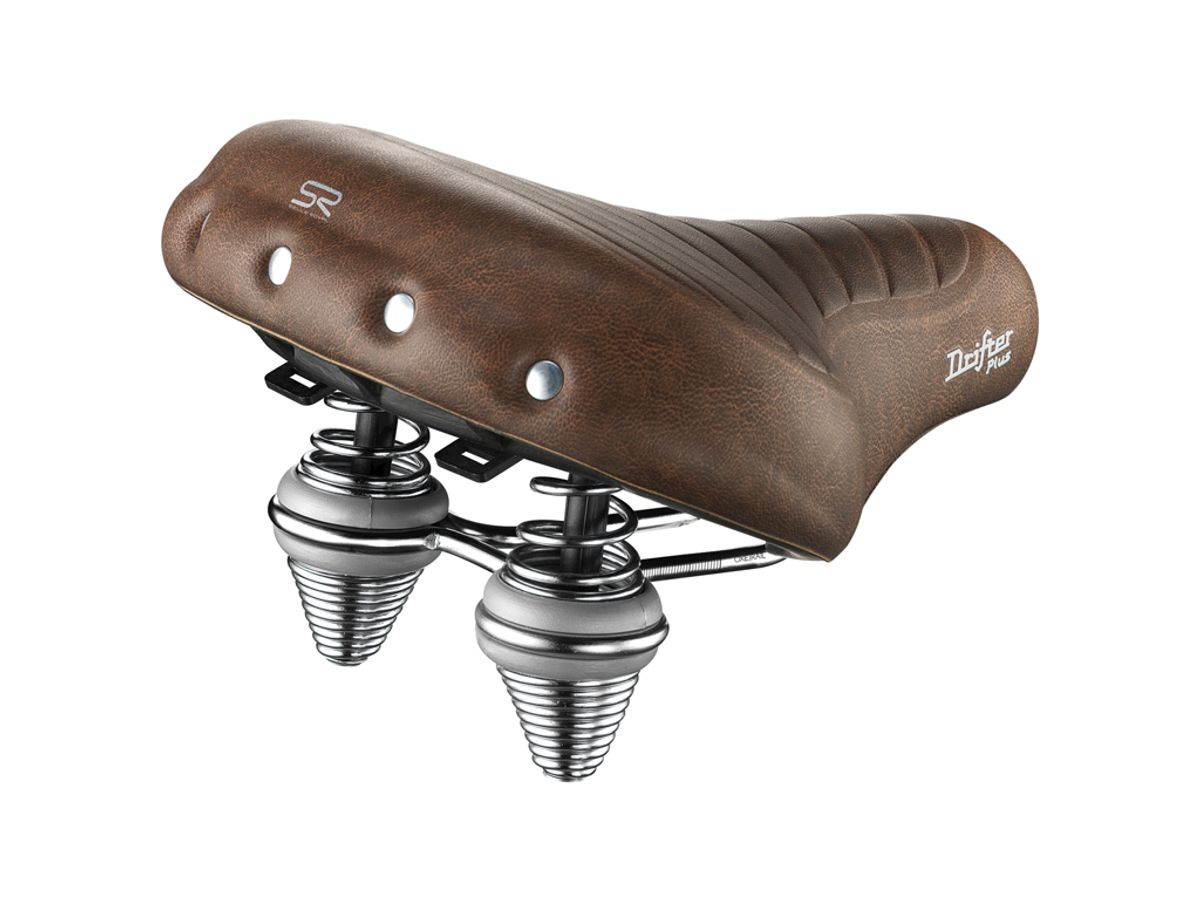 Selle Royal Drifter Plus - Sadel - Brun - Dobbelt fjeder - Unisex