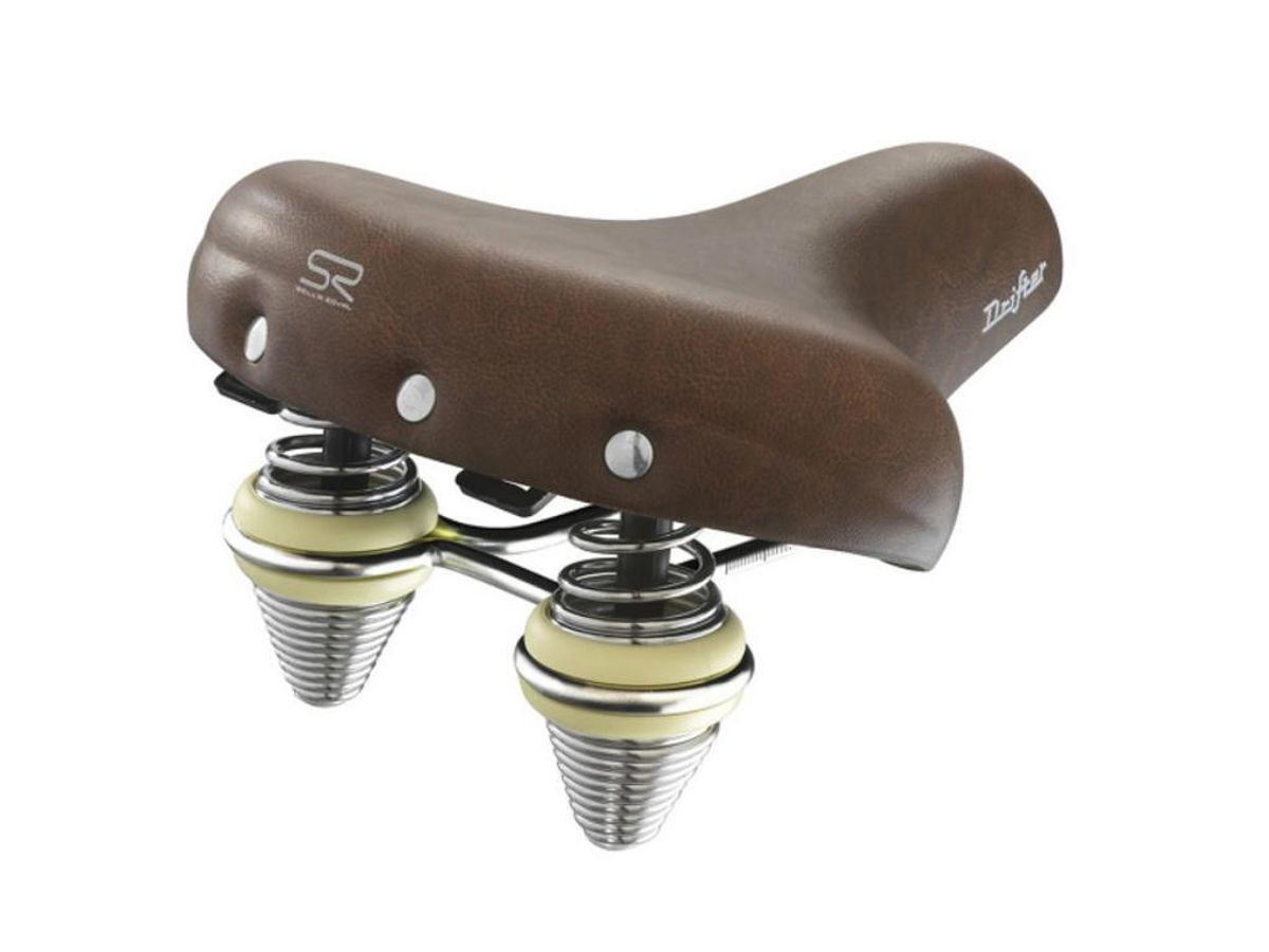 Selle Royal Drifter Strengtex - Sadel - Brun - Dobbeltfjeder - Unisex