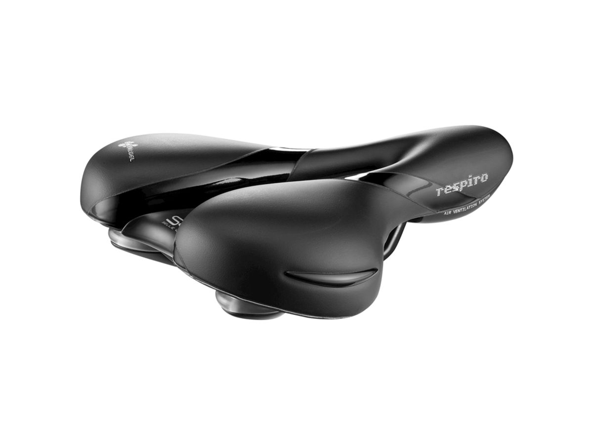 Selle Royal Respiro Relaxed - Sadel - Soft - Sort - Dame