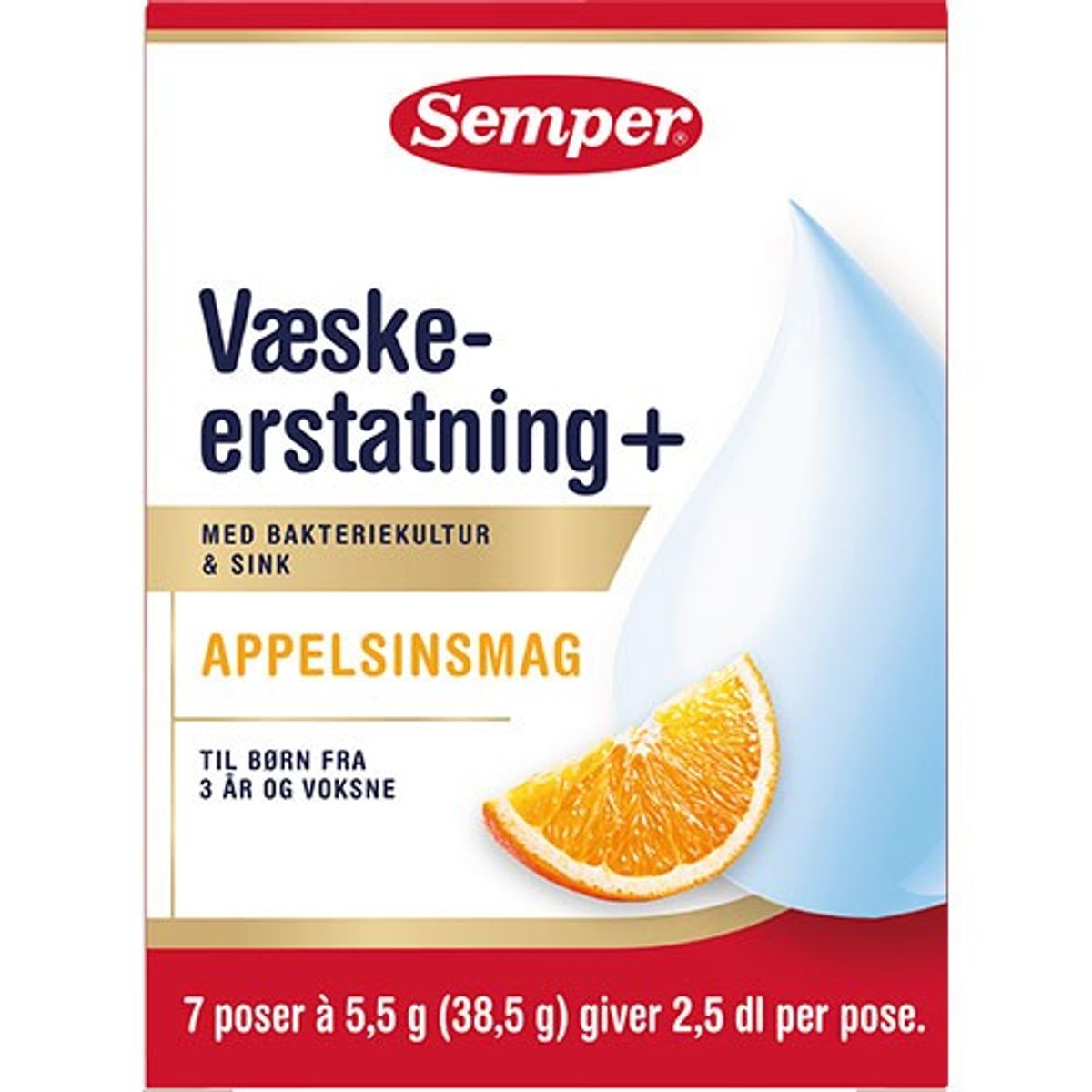 Semper Væskeerstatning+ - 39 gram