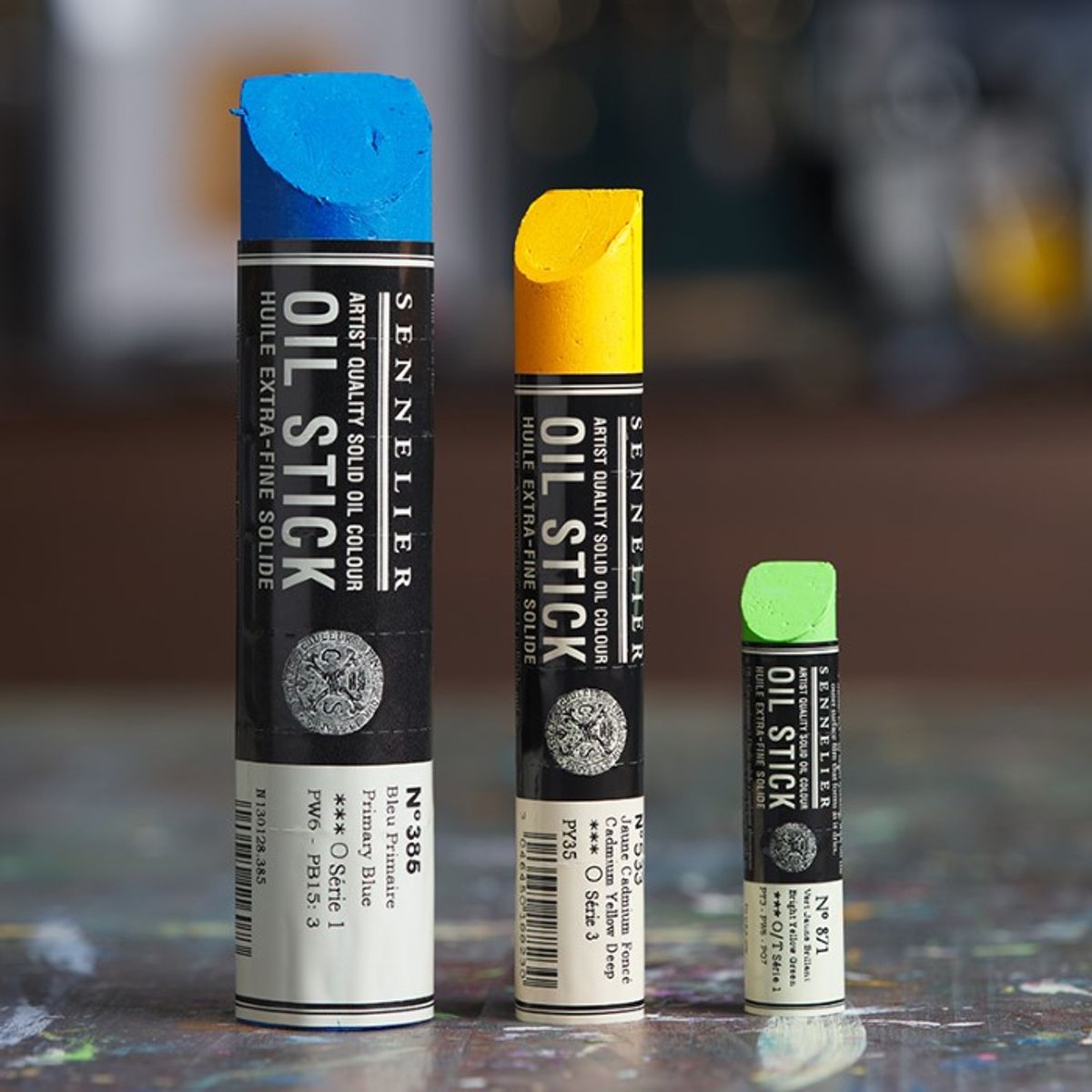 Sennelier Artist Oil Stick 38ml - 502 Neon Yellow