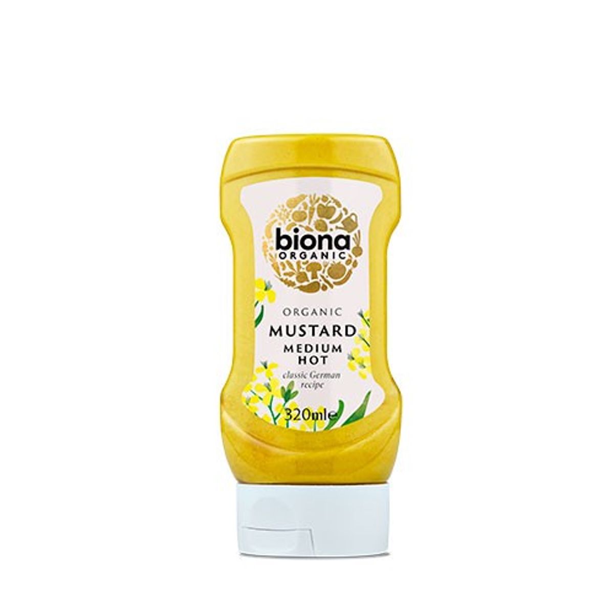 Sennep medium hot (squeezy) Økologisk - 300 ml - Biona Organic