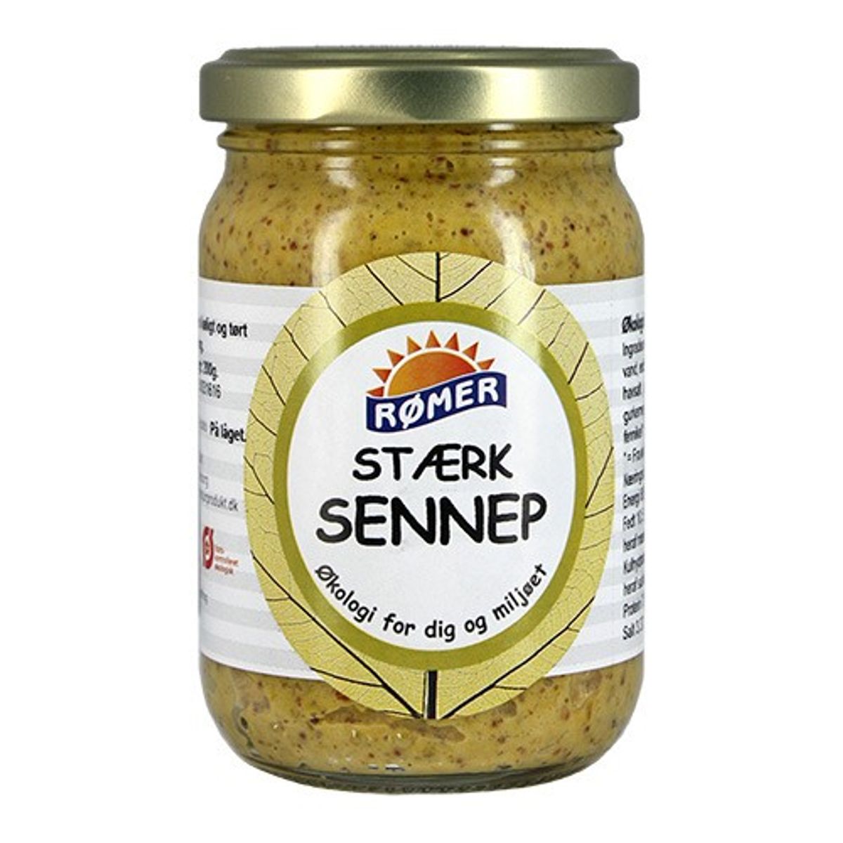 Sennep Stærk Økologisk - 200 gram - Rømer