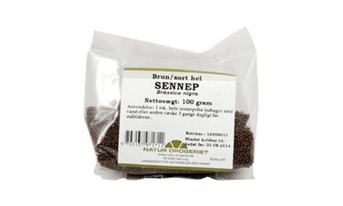 Sennepsfrø brun hel - 100 gram