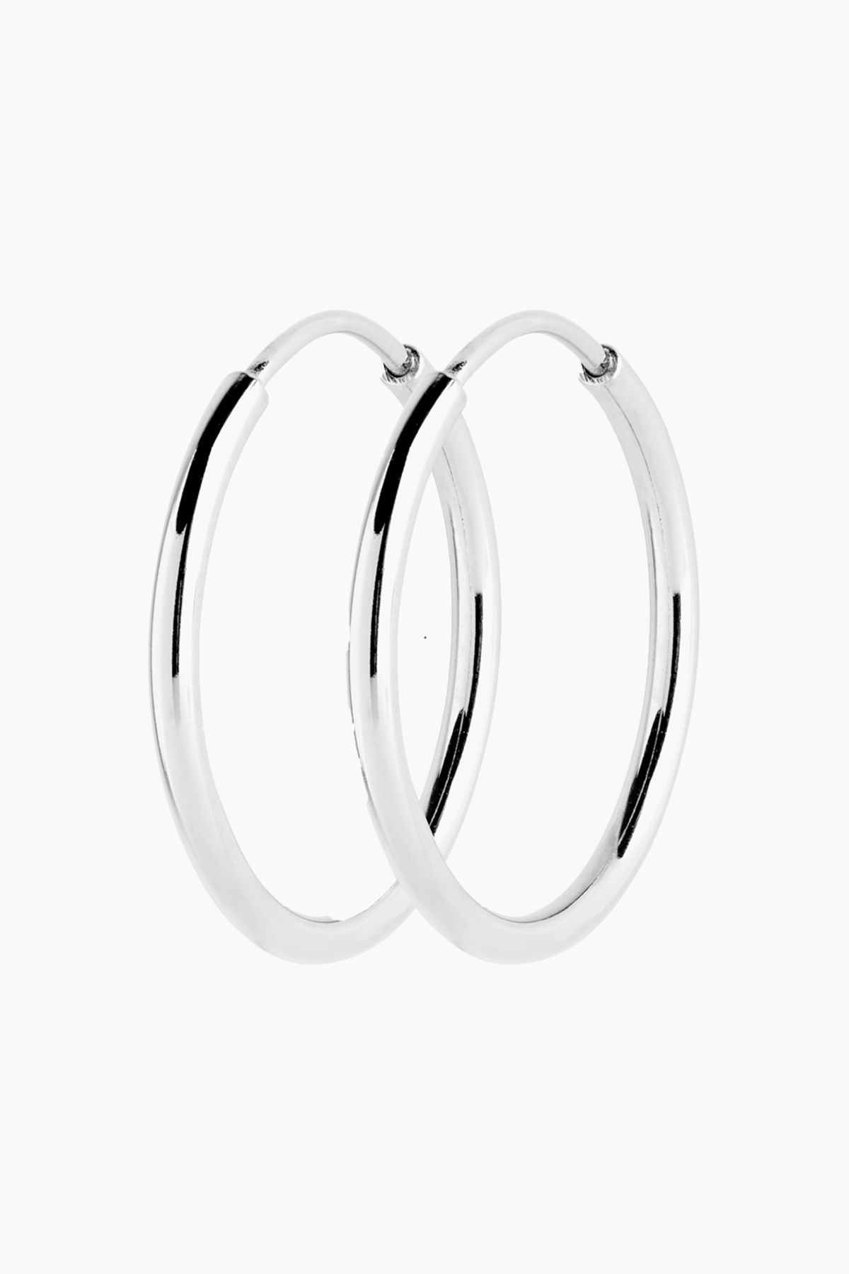 Senorita 20 Hoops - Silver - Maria Black - Sølv One Size