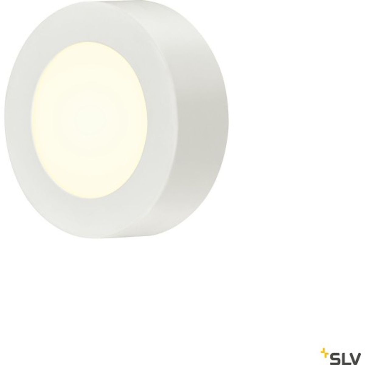 Senser 12, væg-/loftlampe, rund, 8,5W, 4000K, 470lm, Ø11,5, hvid