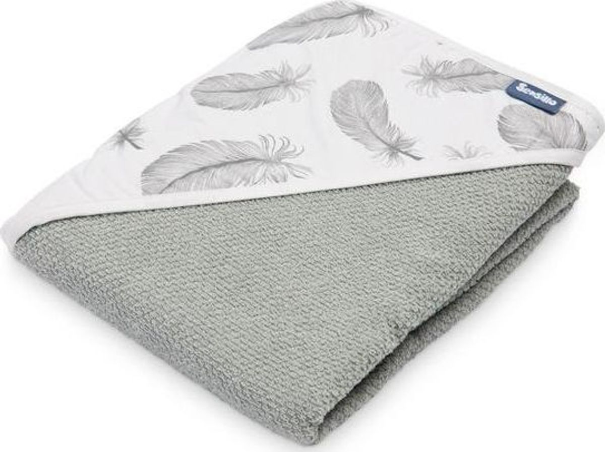 Sensillo Baddække Crepa Towel 100X100 Cm Gray 4184/5022