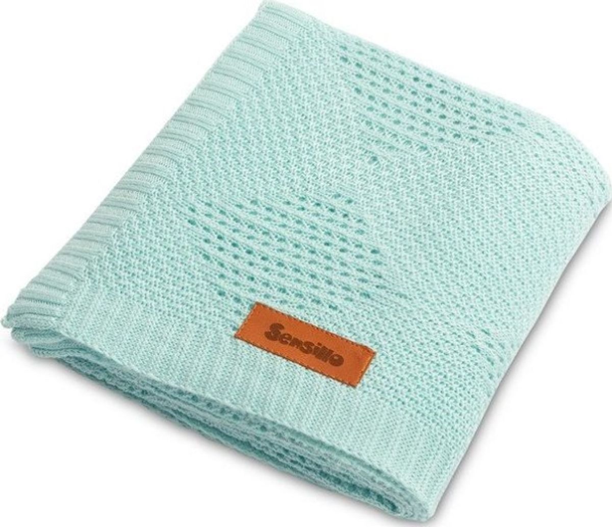 Sensillo Bamboo Blanket 100% 100X80cm Mint