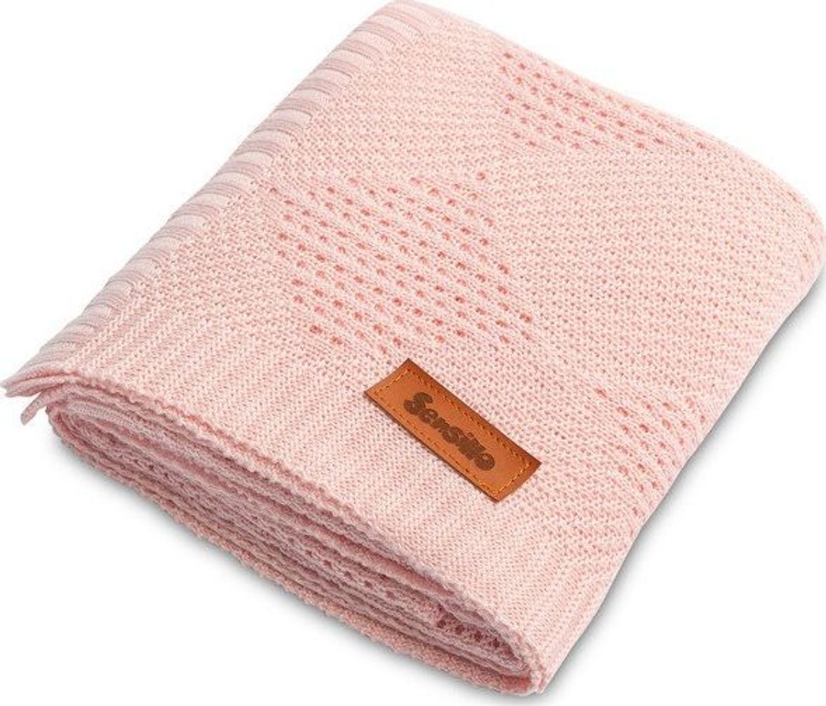 Sensillo Bamboo Blanket 100% 100X80cm Pink