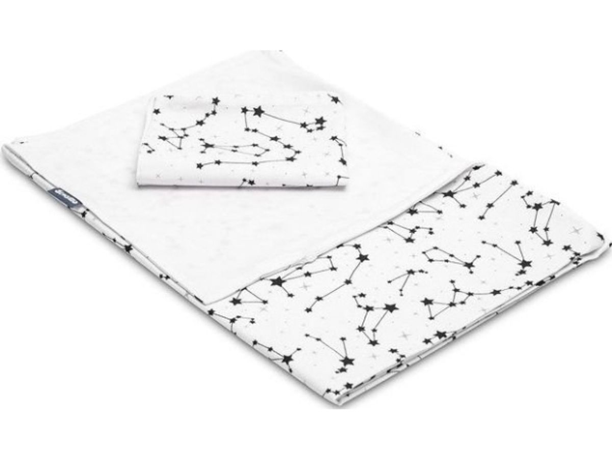 Sensillo Bedding 2 Pieces White Star Collection 100X135 Cm 4360/5749