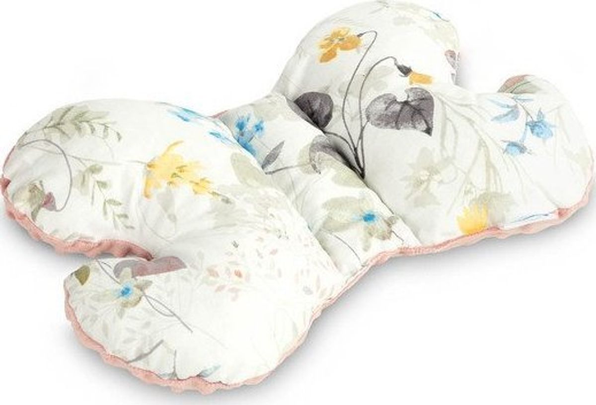 Sensillo Butterfly Pillow 26X35 Retro Pink Leaves