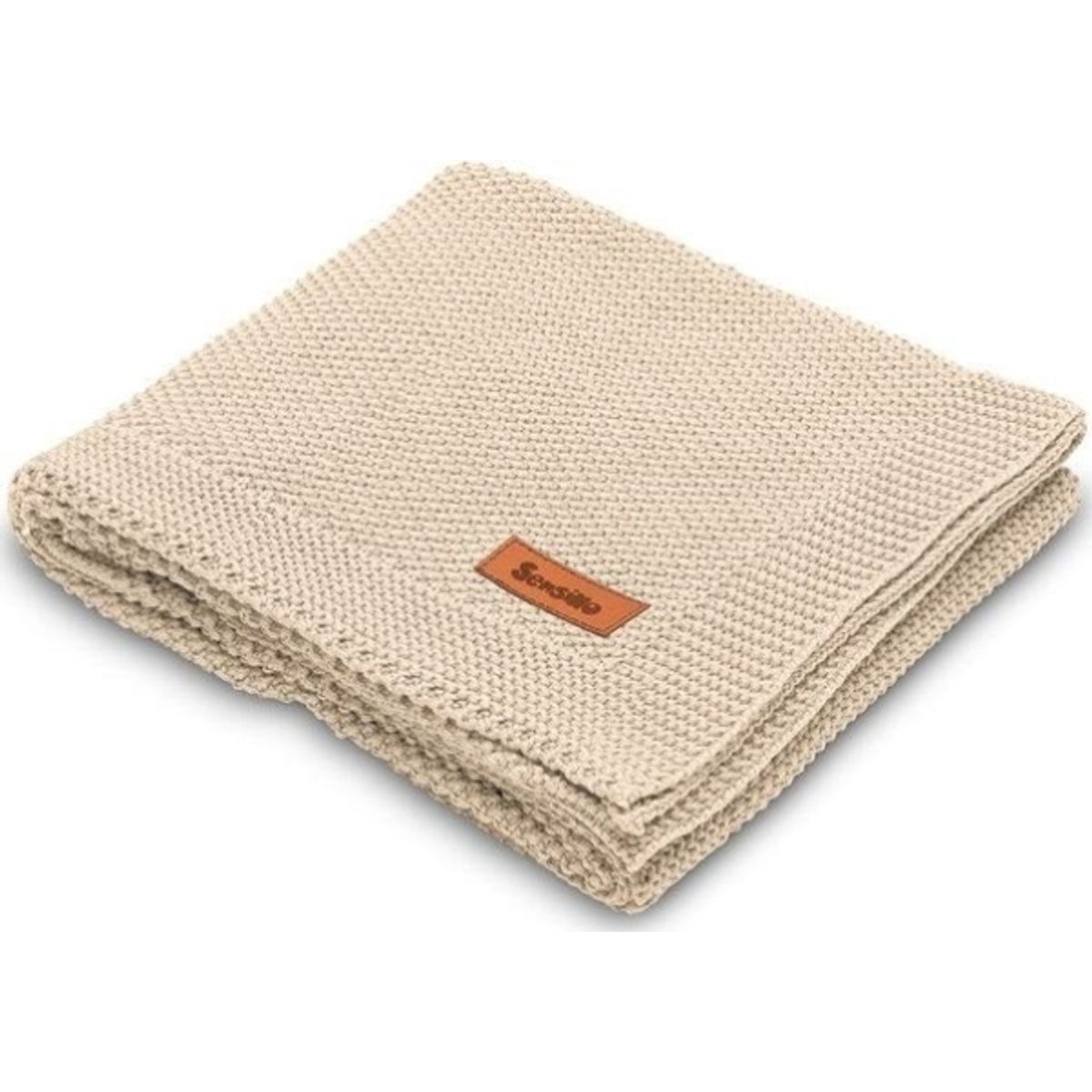 Sensillo Cotton Cotton Blanket 100X80 Beige 4320/5442