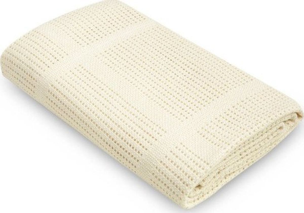 Sensillo Lulu Natural Openwork Blanket