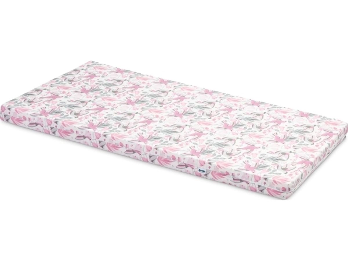 Sensillo Mattress, Foam, Birds, Pink, 120 X 60 Cm