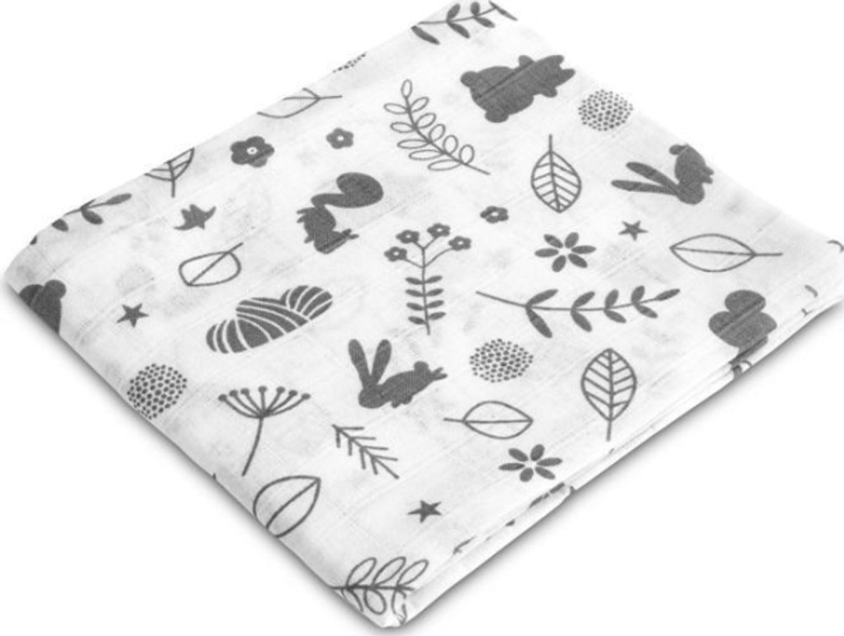 Sensillo Muslin Diaple 70X80 Cm White Forest 0972/6234