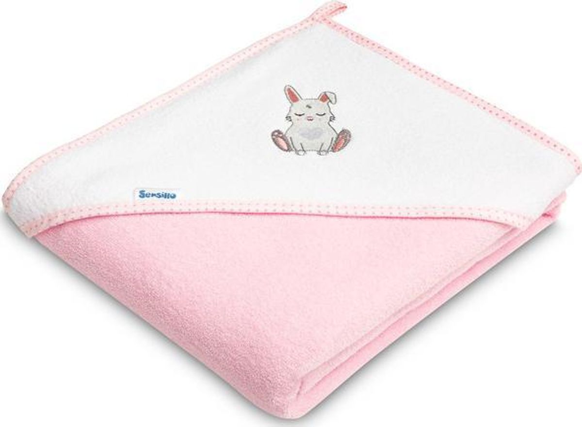 Sensillo Swimwear Terry 100X100 Rabbit Pink