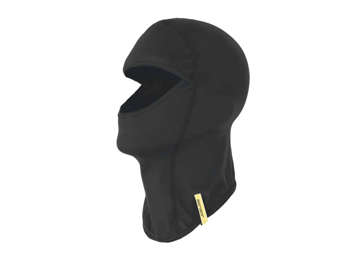 Sensor Double Face balaclava - Sort - Str. Medium