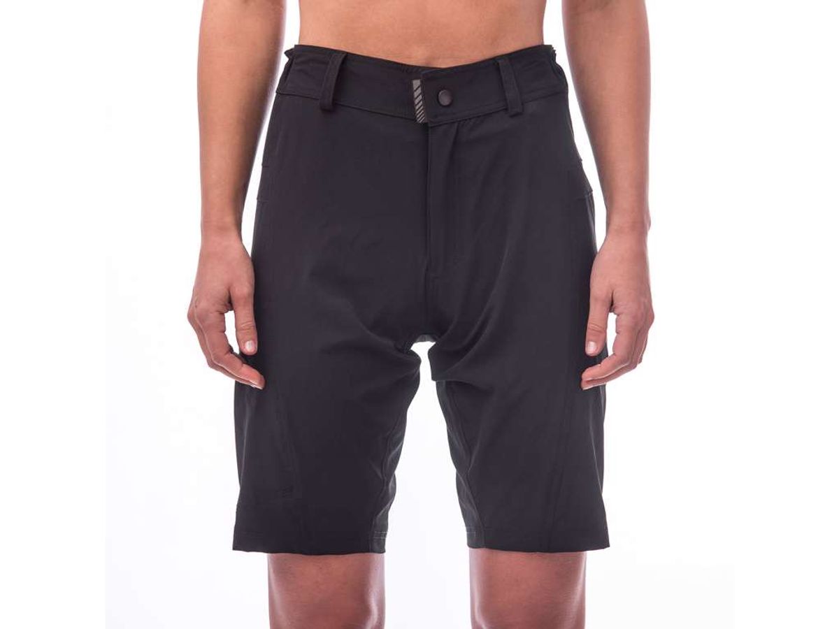 Sensor Helium - Baggy cykelshorts med TMF pude - MTB - Dame - Sort - Str. M