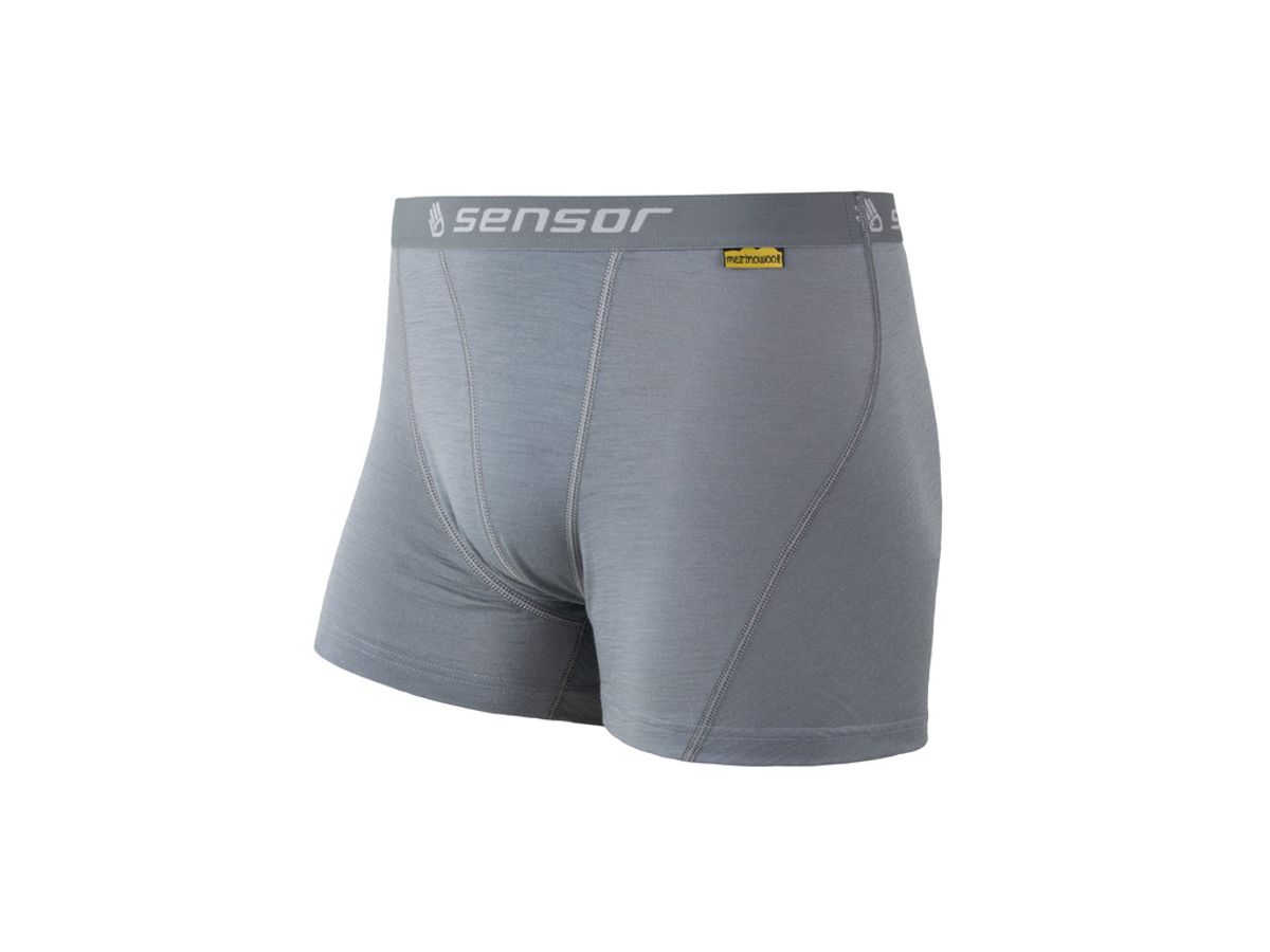 Sensor Merino Active - Boxer shorts - Grå - Str. S