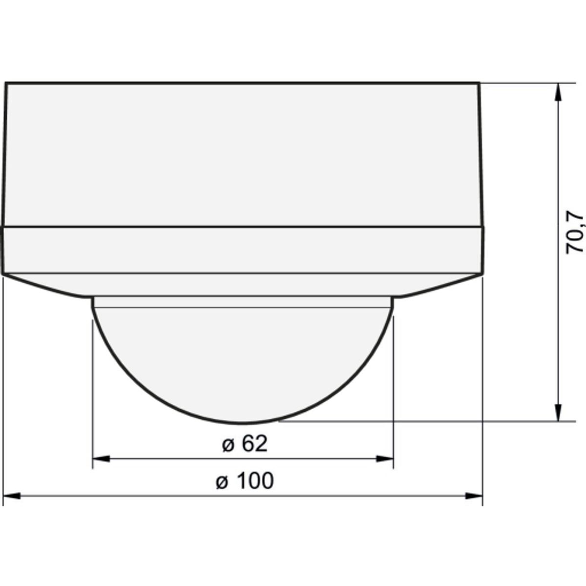 SENSOR P41LR SEKUNDÆR PÅBYG