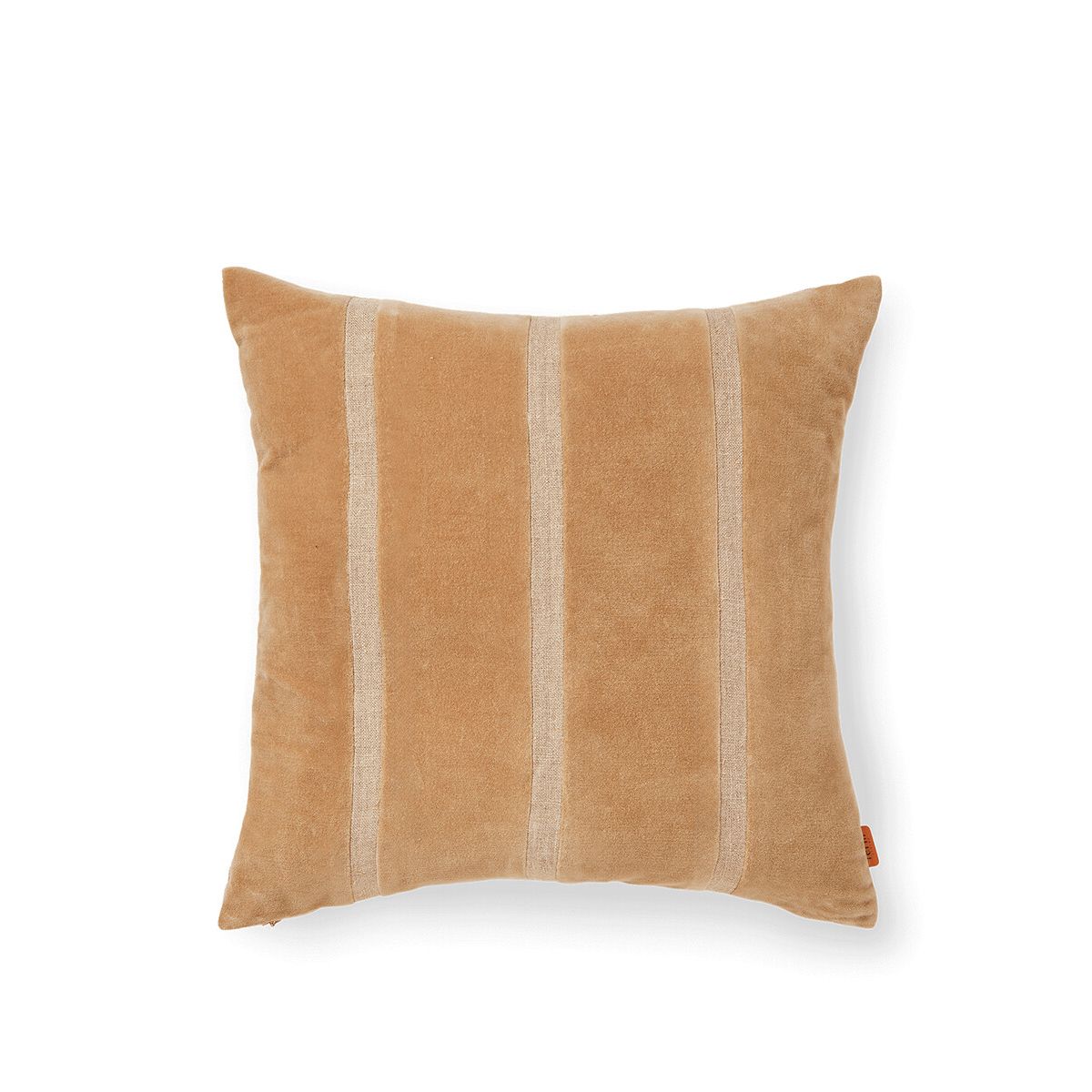 Senti Stripe Cushion fra Ferm Living (Dark Sand)