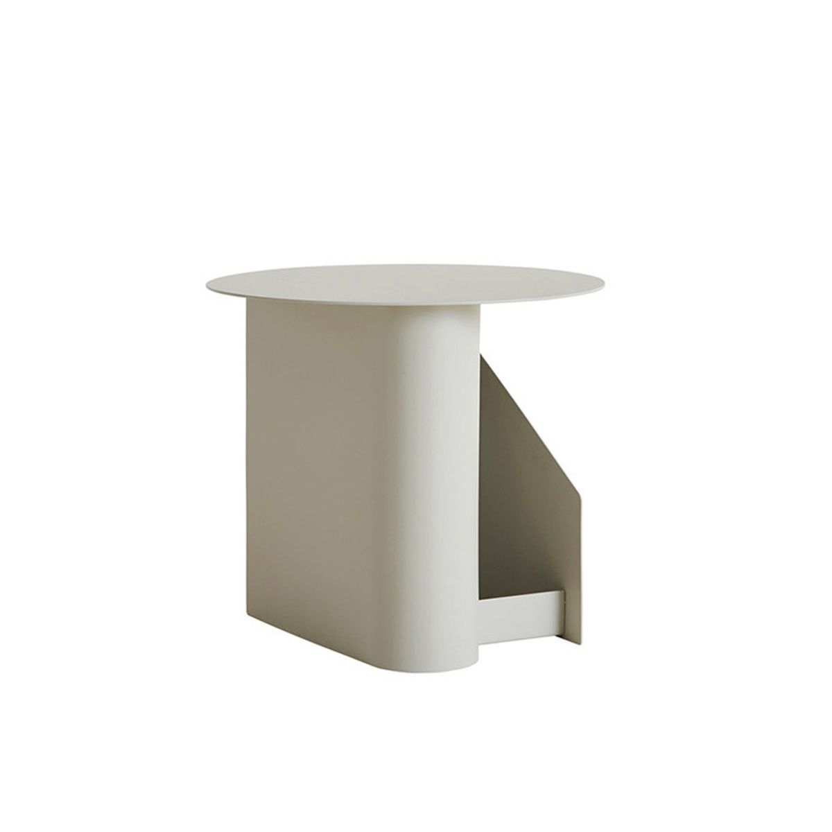 Sentrum Side Table fra Woud (Warm grey)