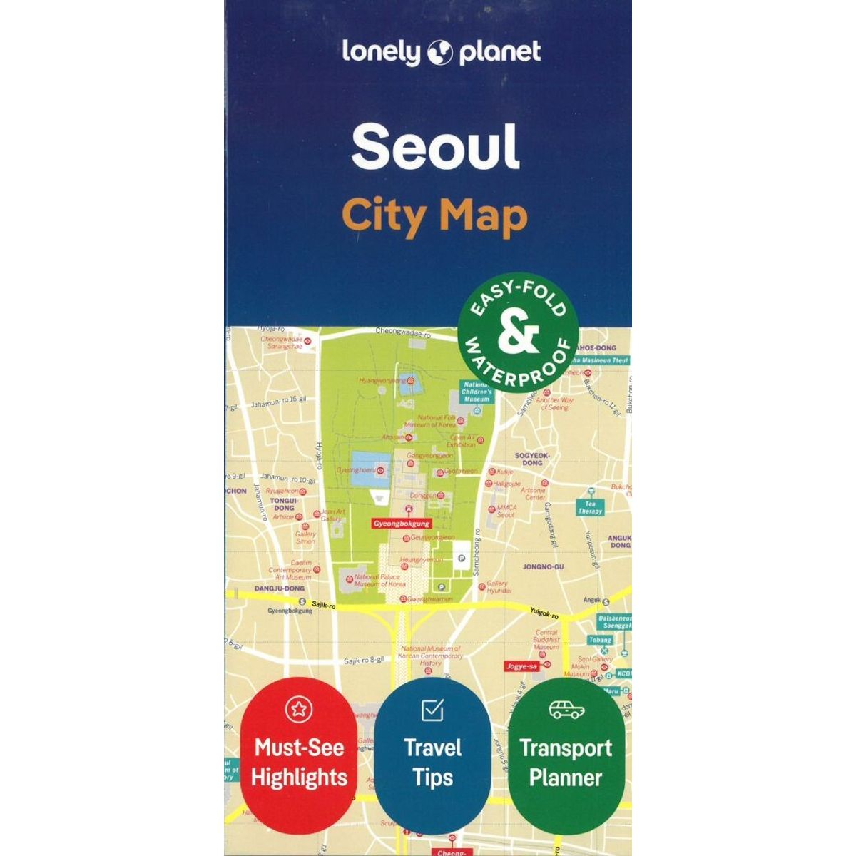 Seoul City Map - Lonely Planet - English Book