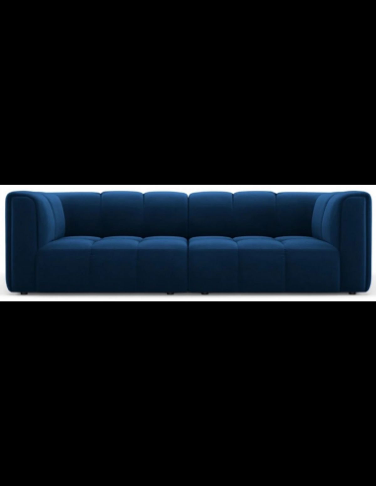 Serena 3-personers sofa i velour B226 x D96 cm - Blå