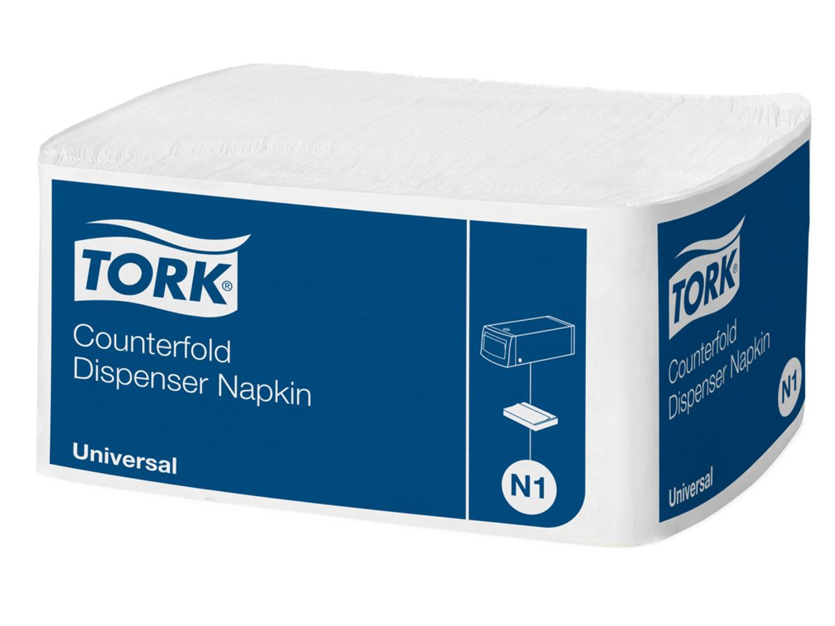 Servietter Tork N1 10935 31x32 cm 1 Lags 7200 stk