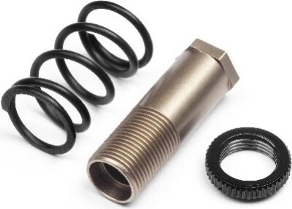 Servo Saver Threaded Shaft/ Spring / Spring Seat - Mv29048 - Maverick Rc