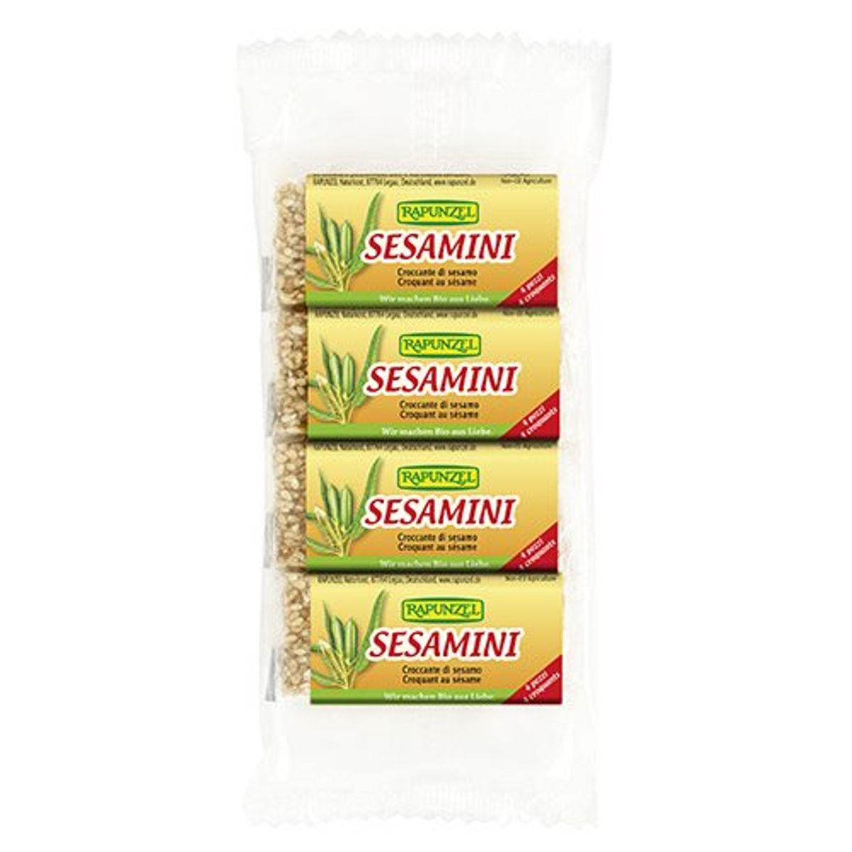 Sesambar multipack Ø (4x27gr) Rapunzel, 108g