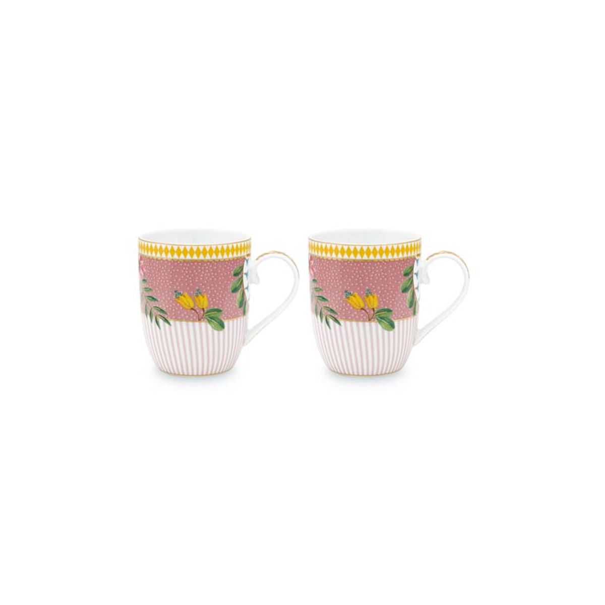 Set/2 Mug Small La Majorelle Pink 145ml