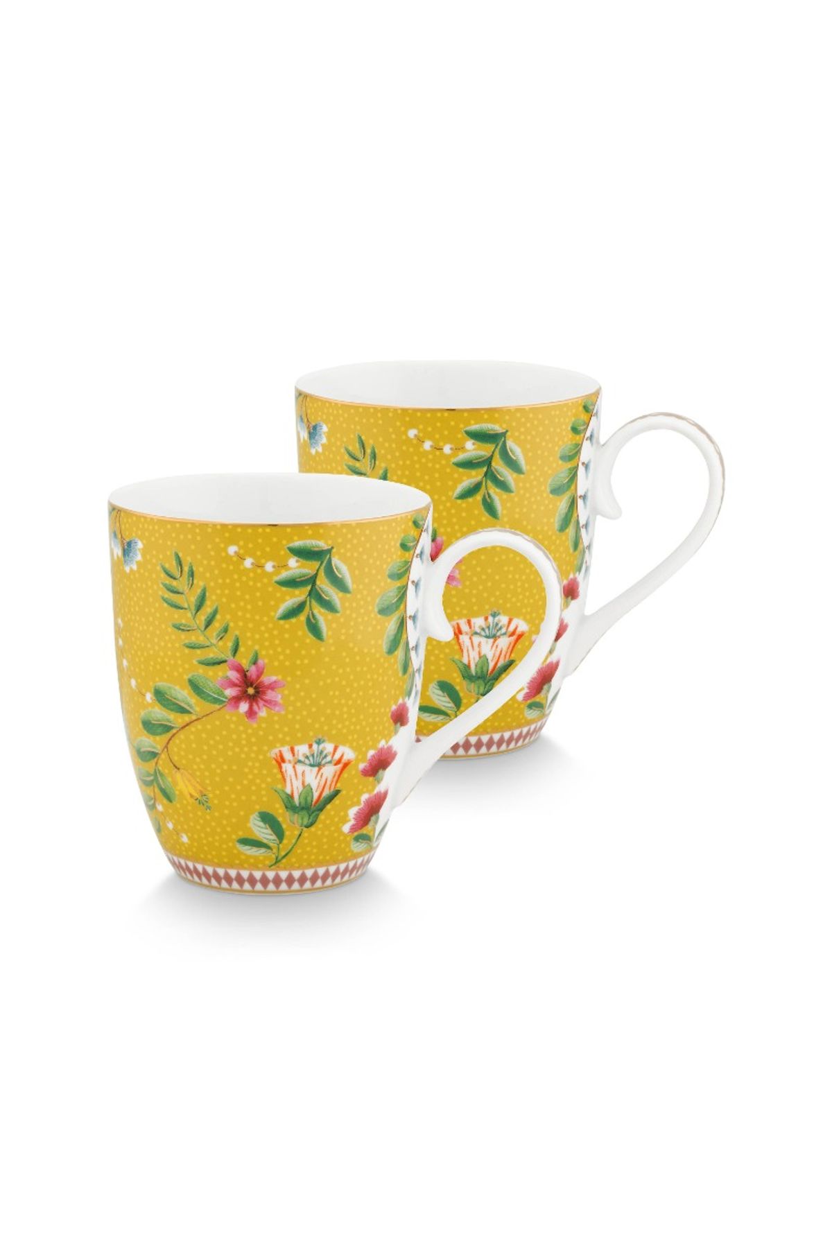 Set/2 Mugs Large La Majorelle Yellow 350ml