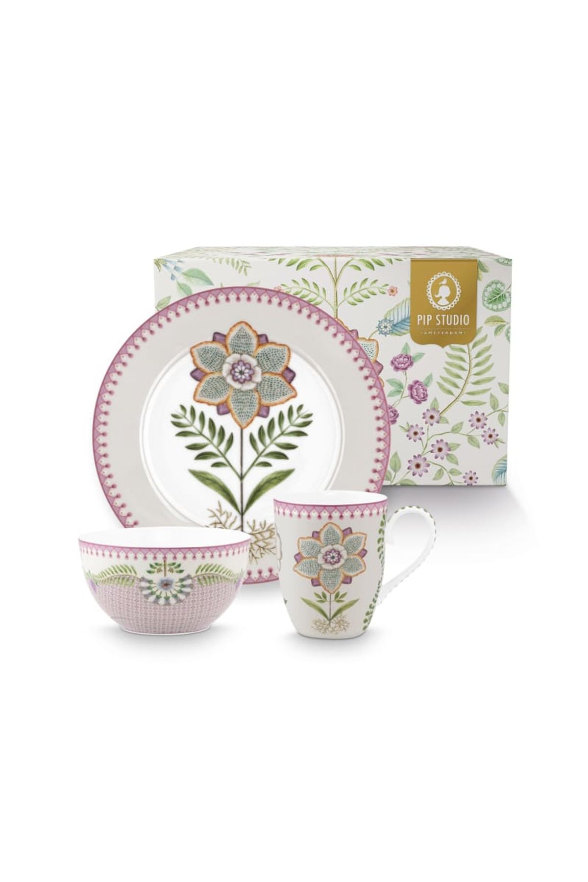 Set/3 Breakfast Set Lily&Lotus