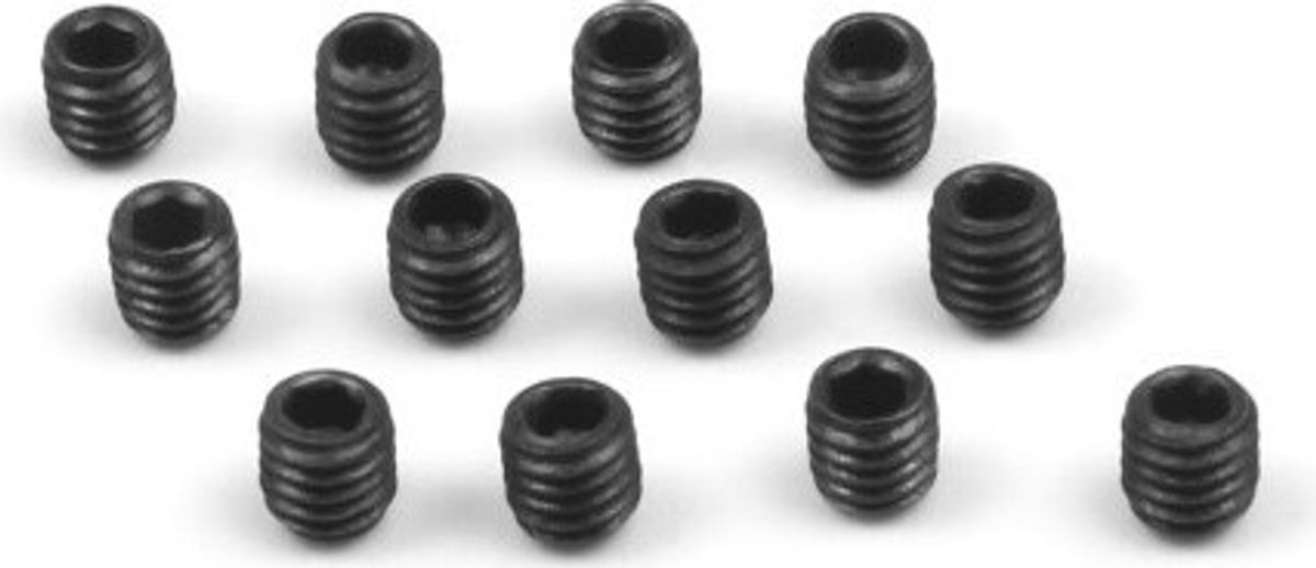 Set Screws M3x3mm (12pcs) - 540152 - Blackzon