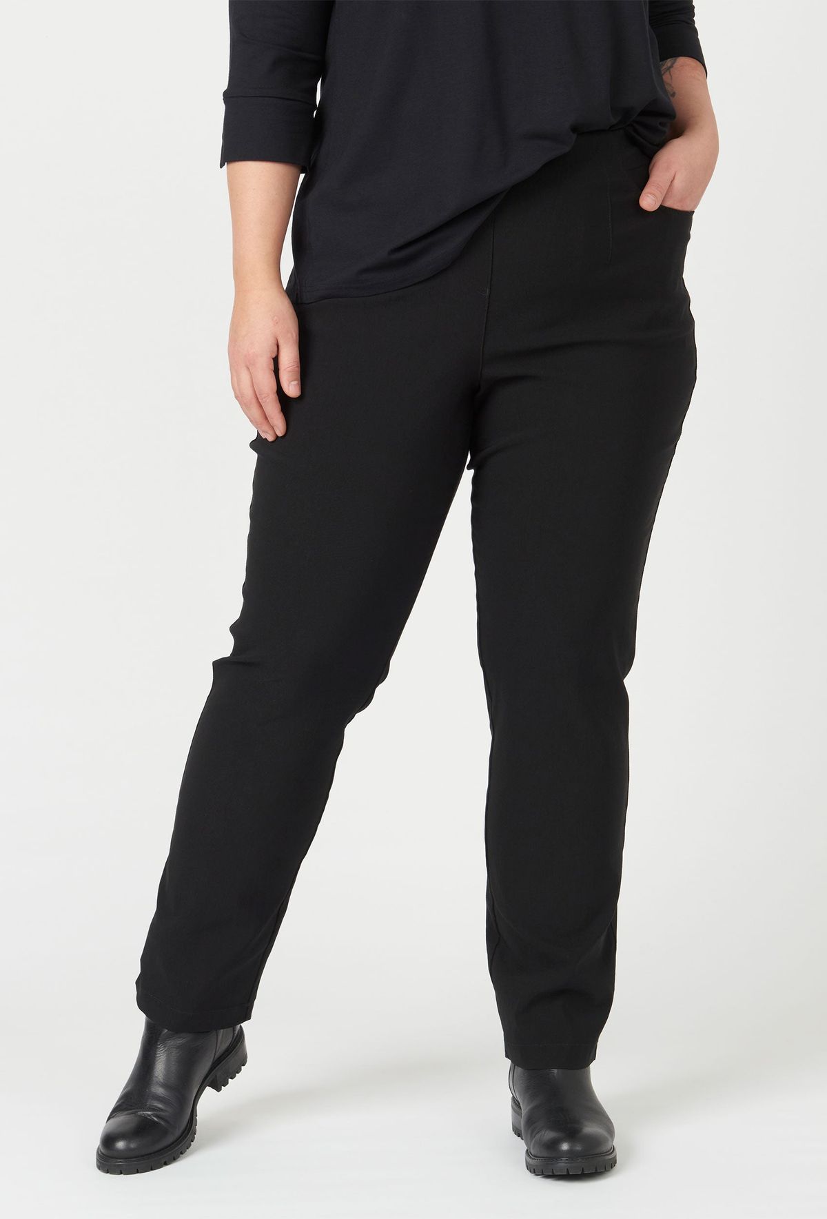 Setrouser Sara Noos - Black - Bukser - 46