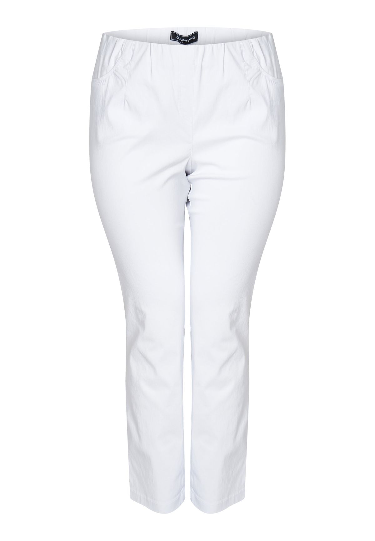 Setrouser Sara Noos - Optical White - Bukser - 48