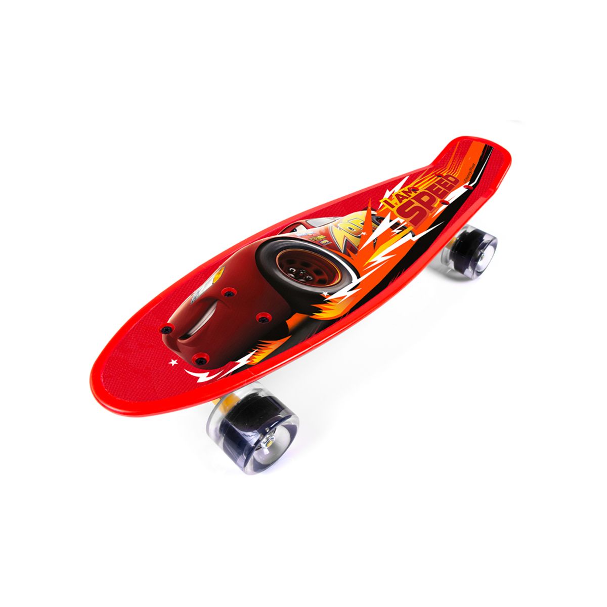 Seven - Cars 3 - Penny board - Rød - Fra 6 år