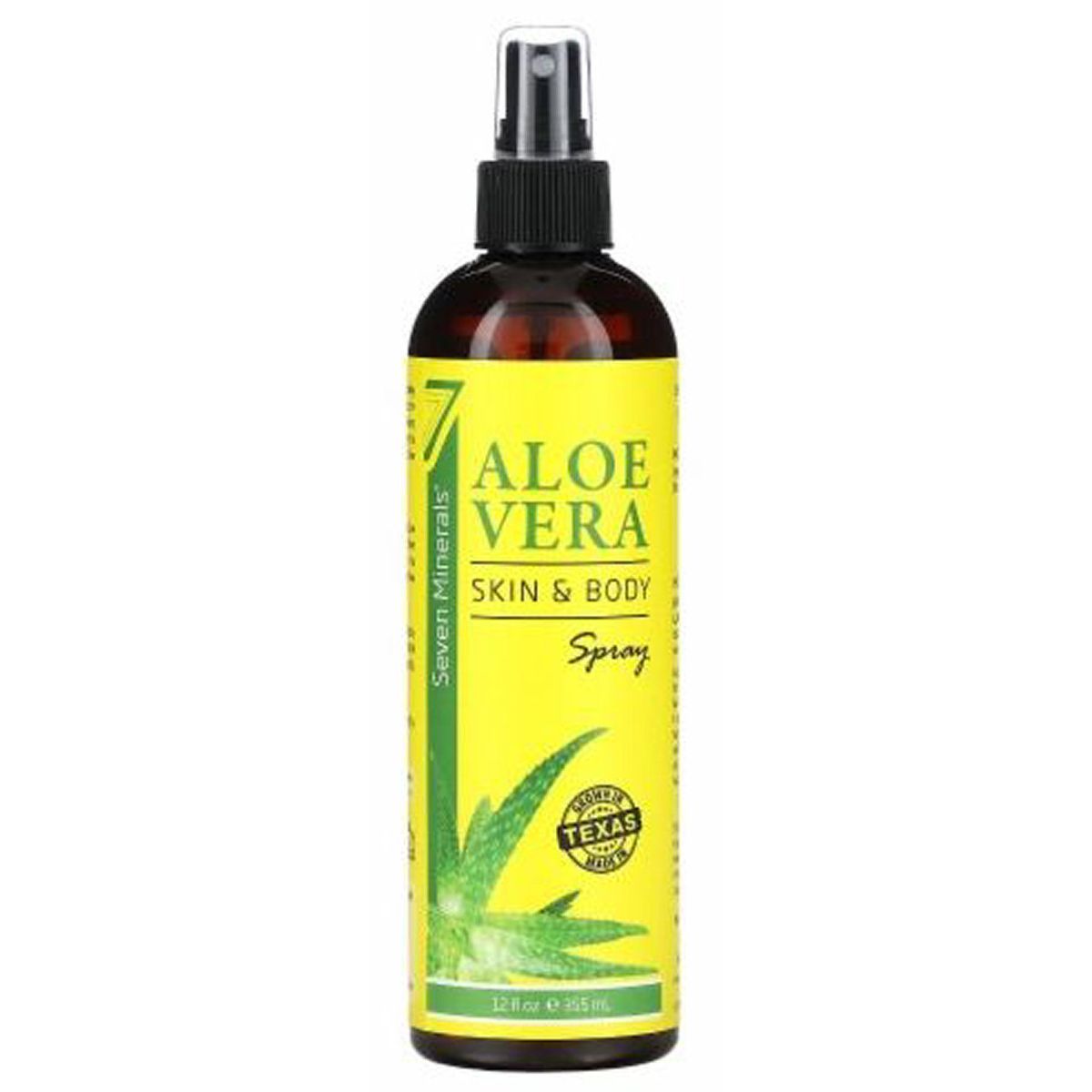 Seven minerals aloe vera skin & body spray 355ml