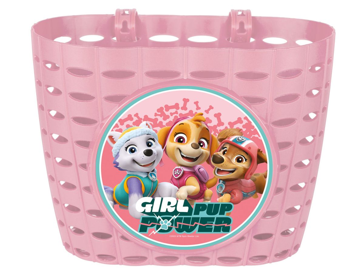 Seven - Paw Patrol - Cykelkurv til børnecykel - Pink