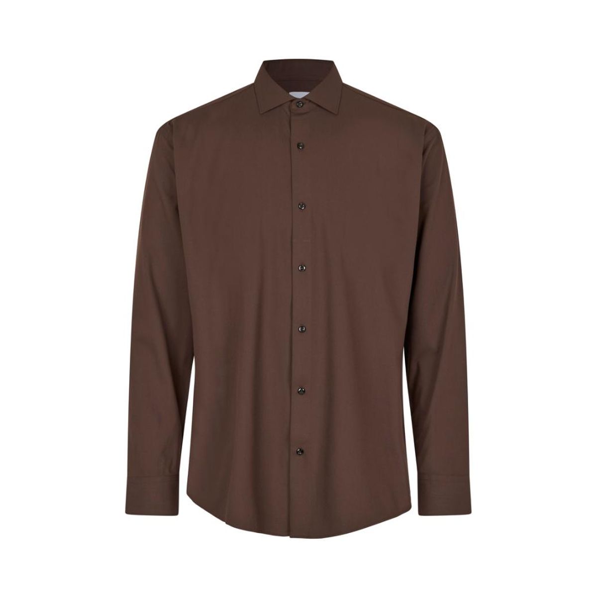 Seven Seas Hybrid Skjorte Modern Fit S50 Mocca-37/38-s