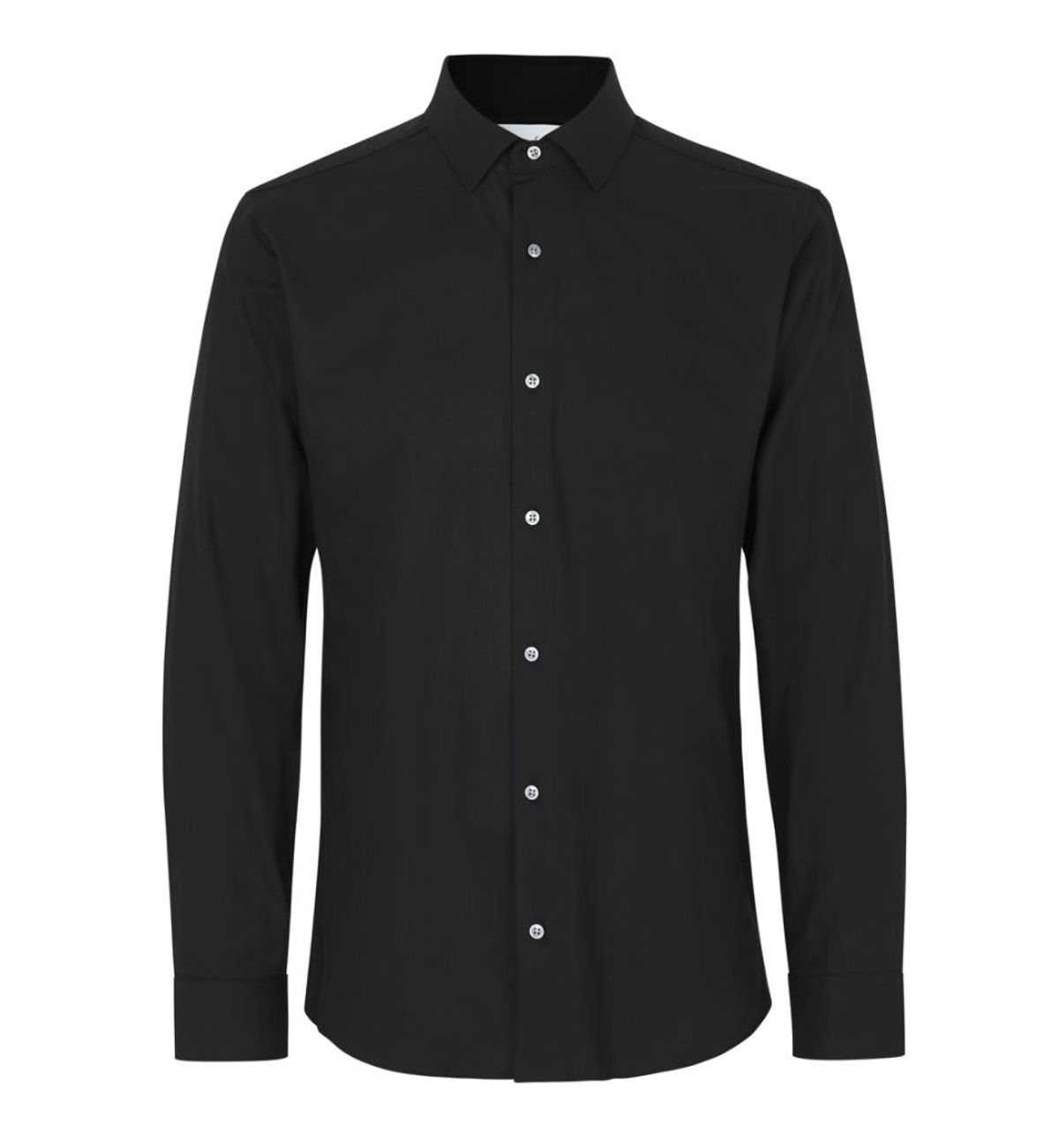 Seven Seas Hybrid Skjorte Slim Fit S51 Black