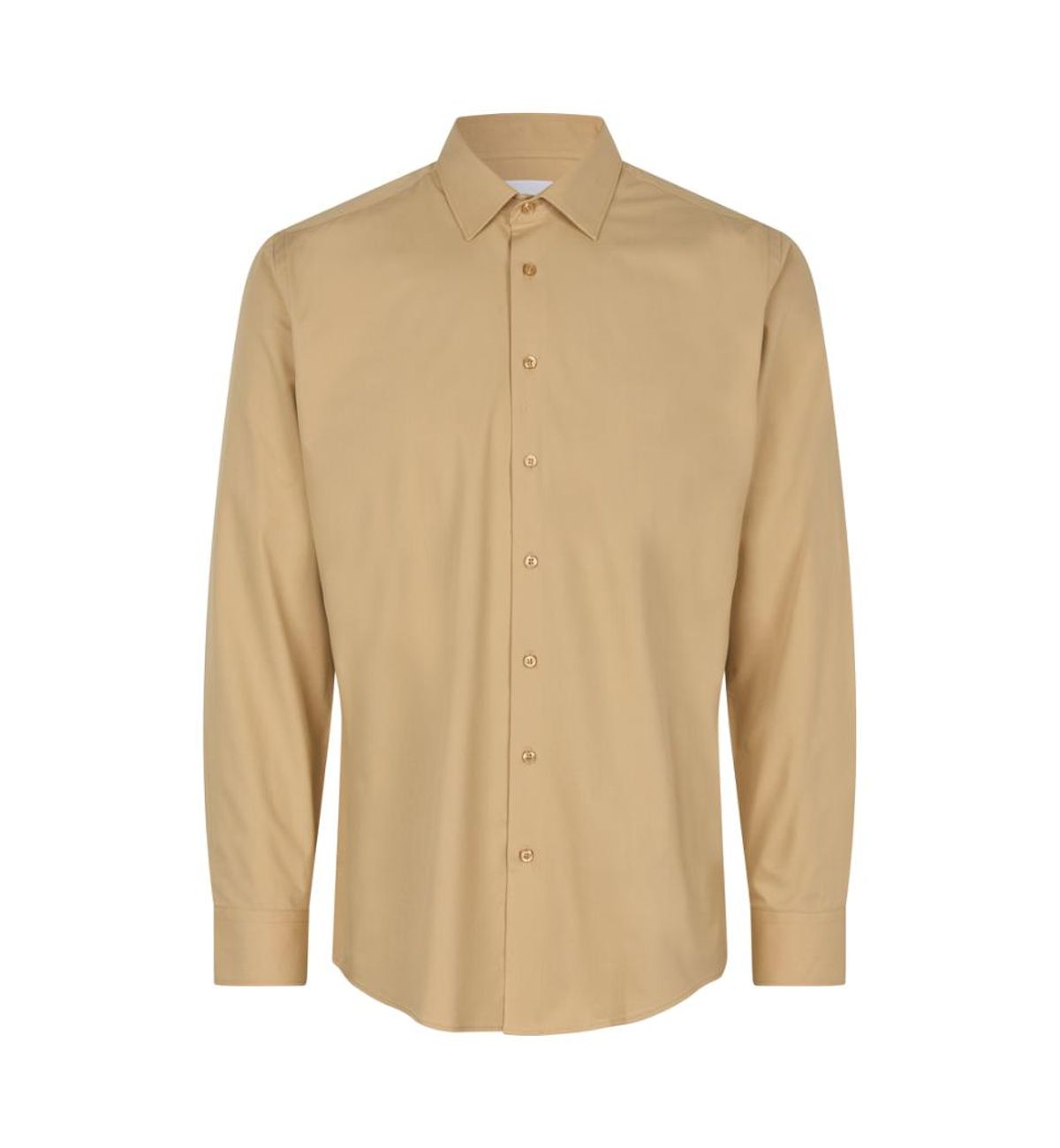 Seven Seas Hybrid Skjorte Slim Fit S51 Sand-37/38-s