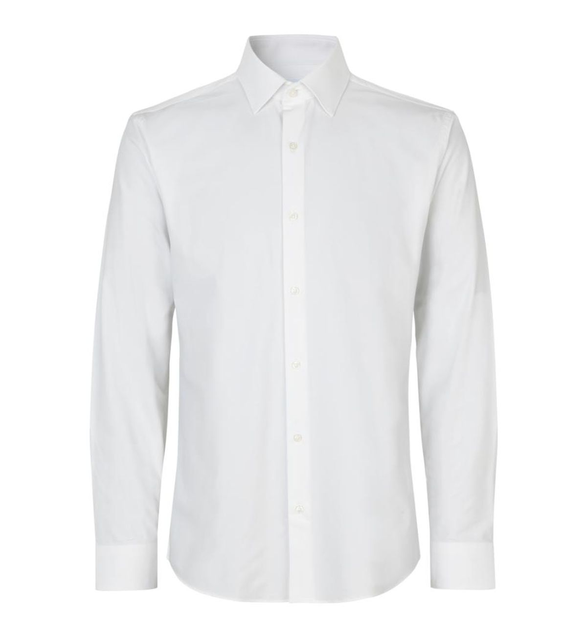 Seven Seas Hybrid Skjorte Slim Fit S51 White_37/38-s