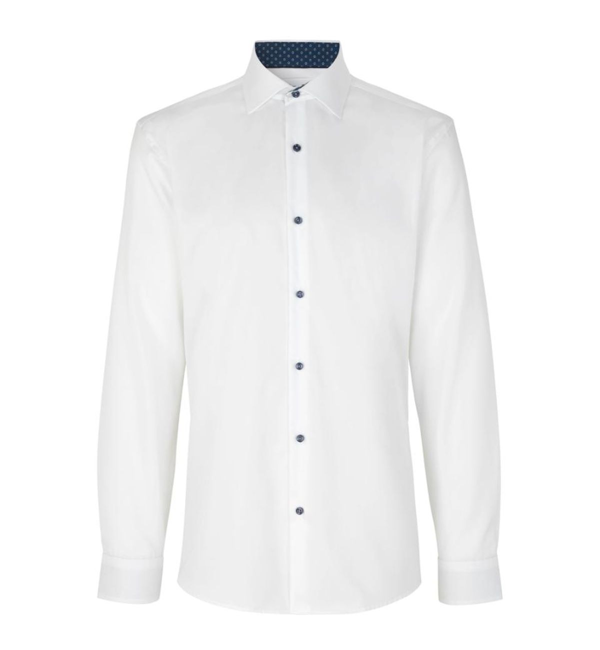 Seven Seas Skjorte Slim Fit S371 White_37/38-s